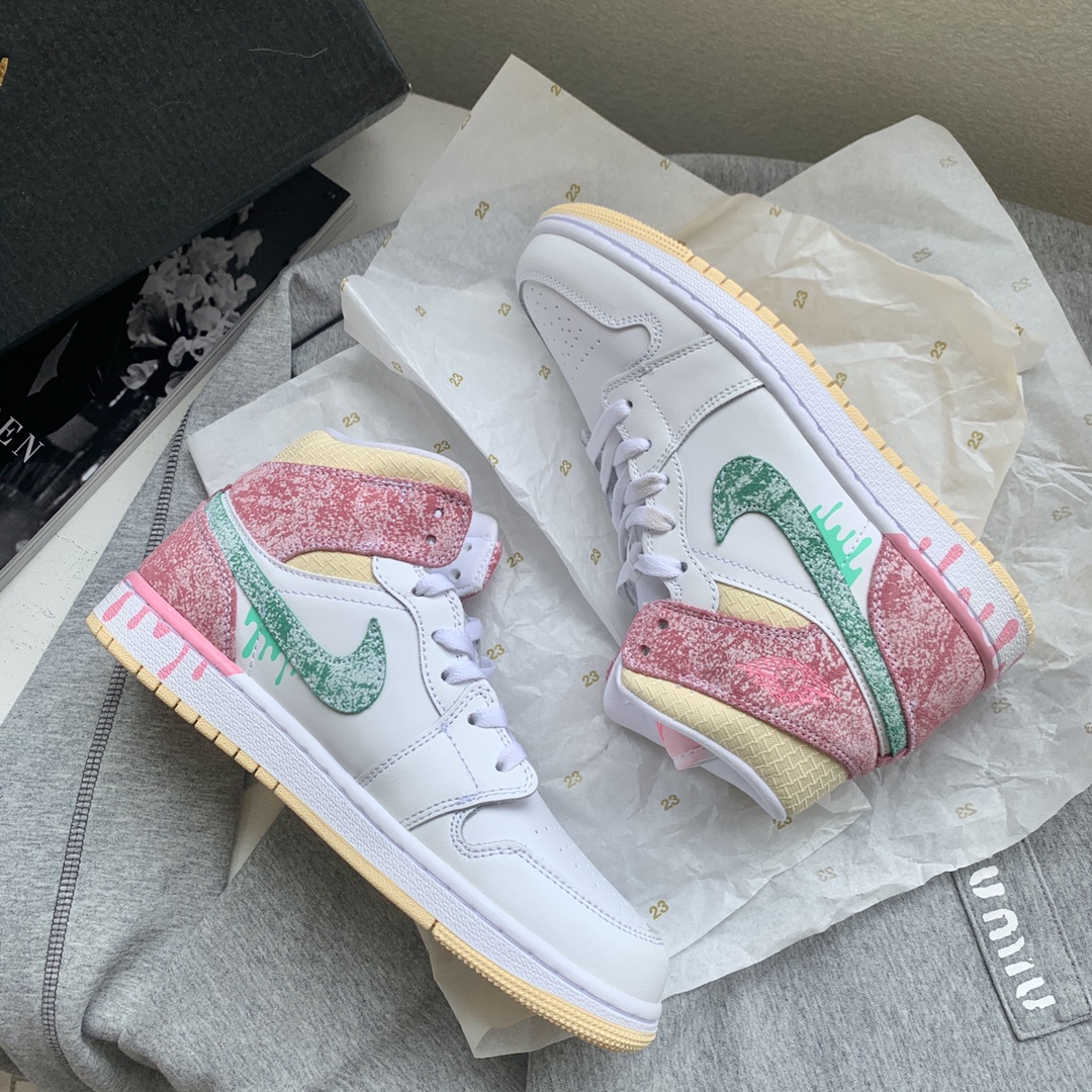 限时特价,aj1 女款冰激凌,高低帮都有 配色绝了