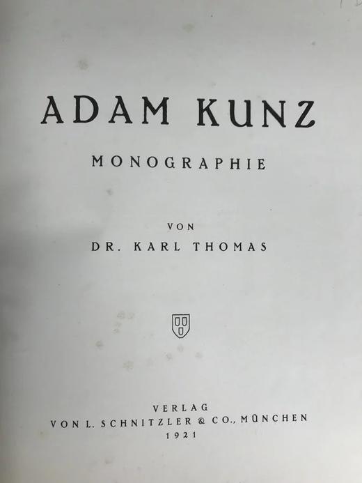 【德语】1921年 亚当·昆茨传记与画作集 数百幅插图 布面精装大16开 商品图3