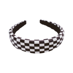 Leswinna---棋盘格布艺压发