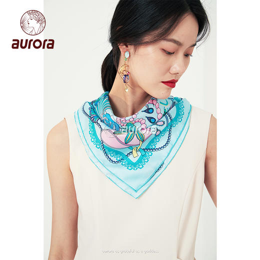 舞会 真丝丝巾 商品图2