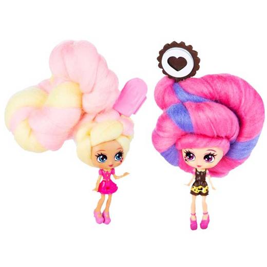 斯平马斯特Spin Master  棒棒糖魔法妹闺蜜装长发洋娃娃玩具套装迷你女孩糖果玩偶 商品图3