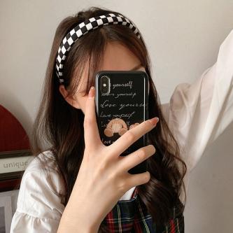 Leswinna---棋盘格布艺压发 商品图1