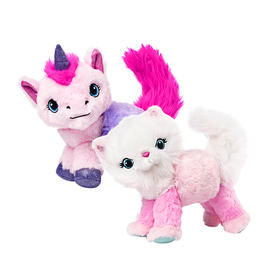 斯平马斯特Spin Master  翠斯蒂魔法毛绒围巾独角兽小猫百变造型宠物女孩创意玩具玩偶