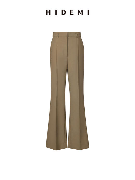 HIDEMI简约设计感微喇九分裤 商品图8