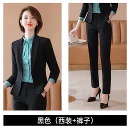 TZW-西装职业女装套装气质秋冬工装工作服 商品图11