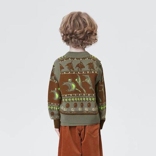 江南布衣童装21秋装新款男女童潮流时尚毛衫1L8307150 商品图2