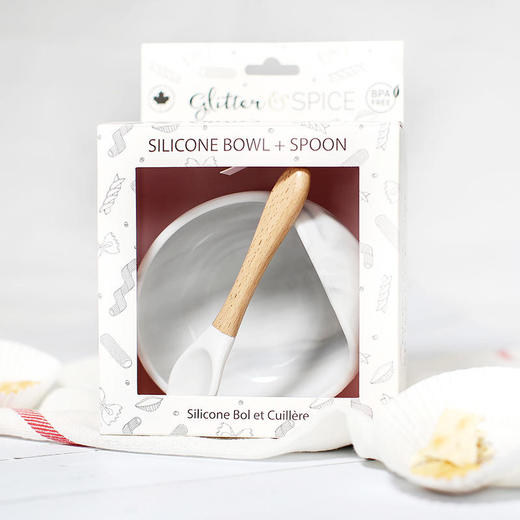 加拿大Glitter&Spice咕哩派宝宝餐碗套装 商品图2
