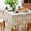 橙绿佩斯利布拉格的琉璃帆布桌布 商品缩略图2