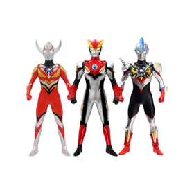 万代Bandai 豪华版声光30厘米奥特曼发声人偶赛罗男孩玩具