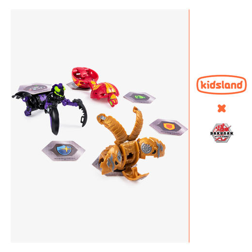 斯平马斯特Spin Master  爆丸对战套装正版爆裂龙蛋男孩变形磁力玩具星域争霸 商品图0