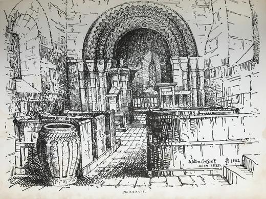 1862年 绘画协会作品集 约百幅插图 真皮精装大16开 商品图11