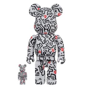 Bearbrick 凯斯哈林 8代 400%+100%
