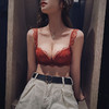 红色内衣女无钢圈小胸聚拢收副乳防下垂结婚本命年牛内衣裤套装女 商品缩略图0