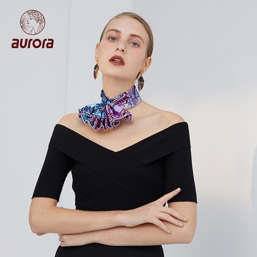 穹顶 真丝丝巾 商品图1