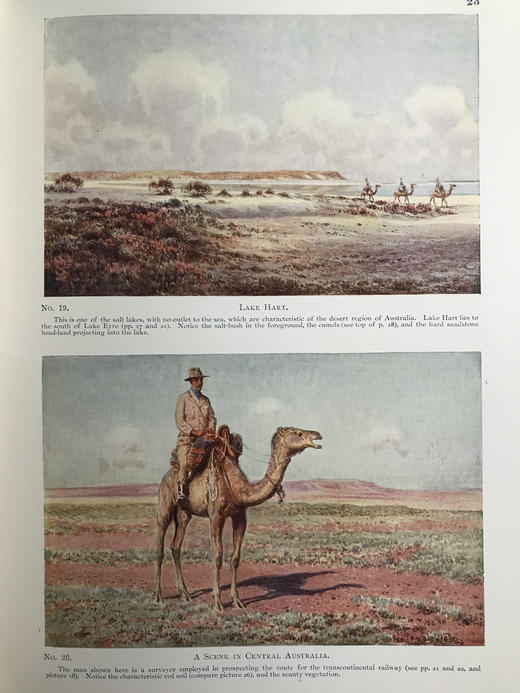 1923年 大洋洲风景图集 59幅插图（含32幅彩色） 漆布精装18开 商品图13