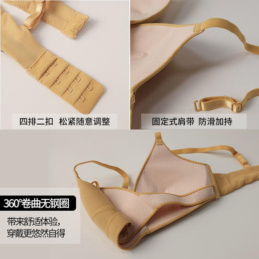 一片式无痕内衣跨境超薄款小胸罩显胸小女无钢圈聚拢上托文胸夏季 商品图3