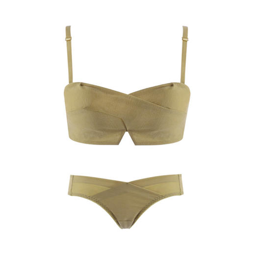 无肩带内衣女小胸聚拢抹胸式无钢圈性感文胸防滑裹胸 隐形胸罩bra 商品图4