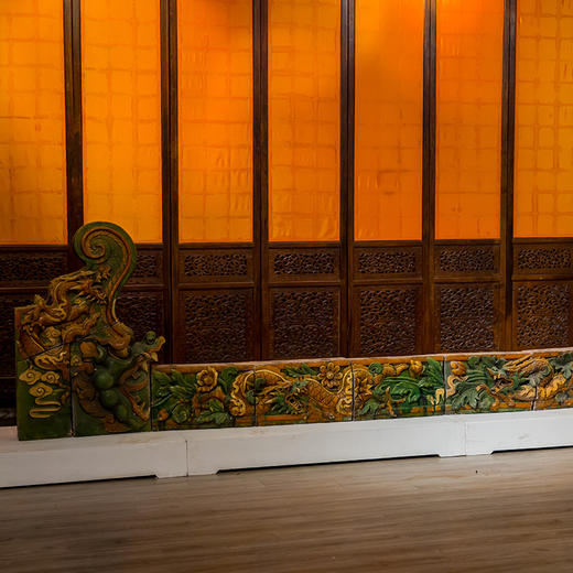 明 琉璃鸱吻构件 商品图0