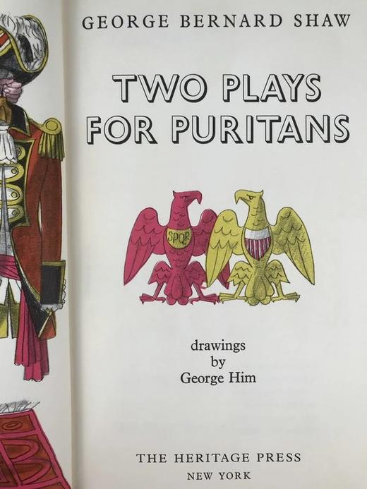 萧伯纳戏剧两部 波兰画家乔治·希姆配图 漆布精装16开 商品图2