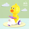 【头部360°可旋转 一按就跑】按压回力萌萌鸭玩具车卡通惯性小黄鸭摩托车儿童玩具 商品缩略图5