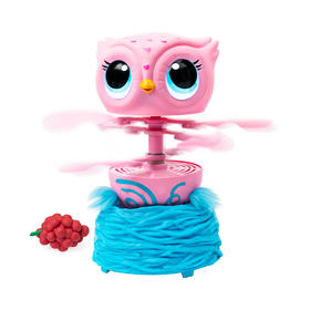 斯平马斯特Spin Master  萌宠奥莉学飞行记电动儿童玩具猫头鹰智能感应机器会唱歌