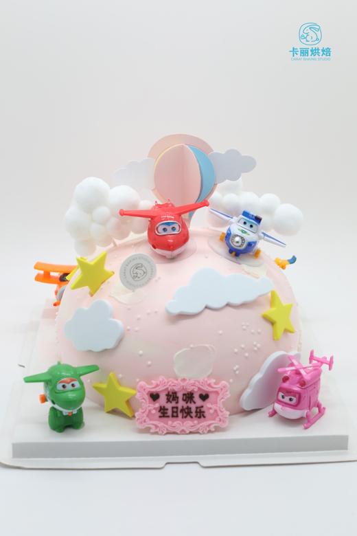 超级飞侠蛋糕（粉色球形款） 商品图1