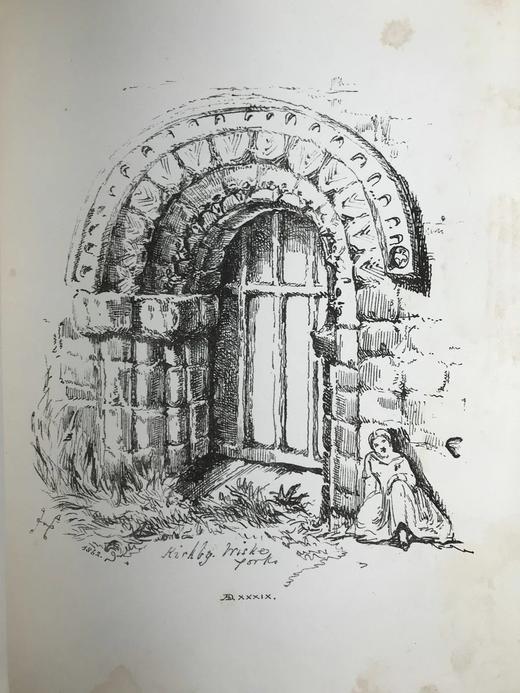 1862年 绘画协会作品集 约百幅插图 真皮精装大16开 商品图10