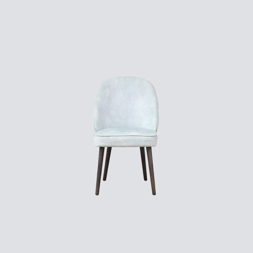 NS家居nsfurniture软包拼接布艺实木餐椅单椅NSDC-1256B 商品图0
