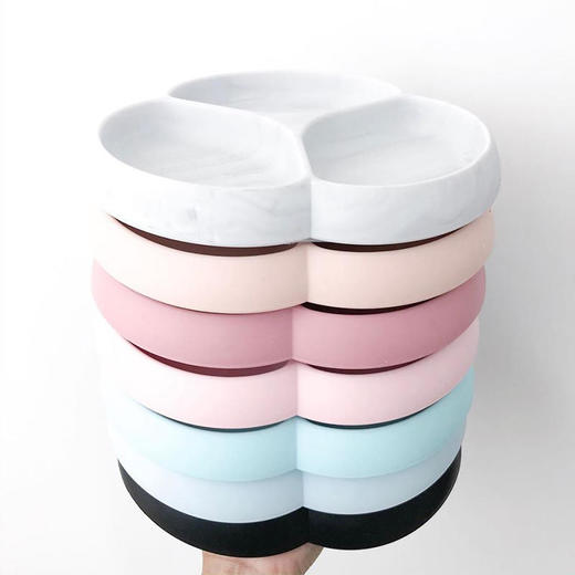 加拿大Glitter&Spice咕哩派宝宝硅胶分格餐盘 商品图4