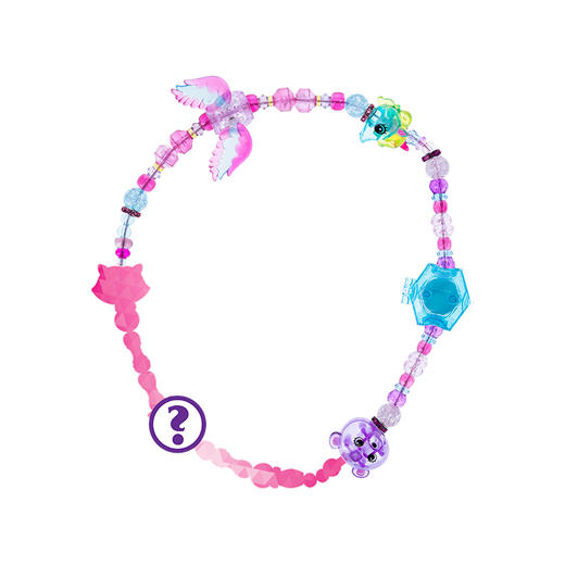 斯平马斯特Spin Master  翠斯蒂魔法手链萌宠3件套盲盒小动物儿童DIY手工串珠玩具 商品图1