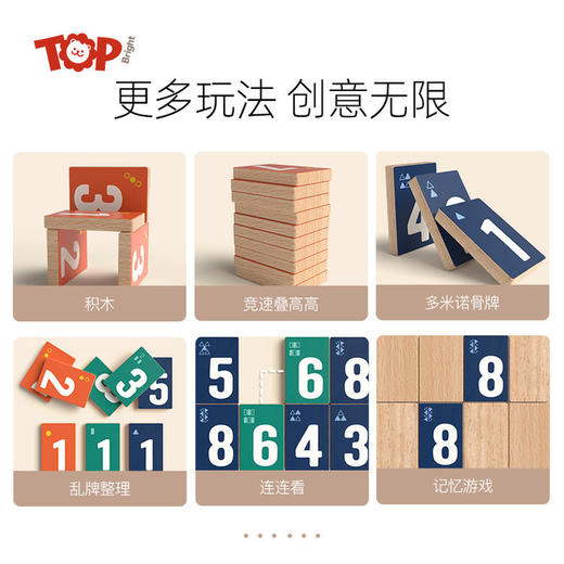 特宝儿魔鬼大脑爱逻辑数学思维迷你麻将桌游戏 商品图4