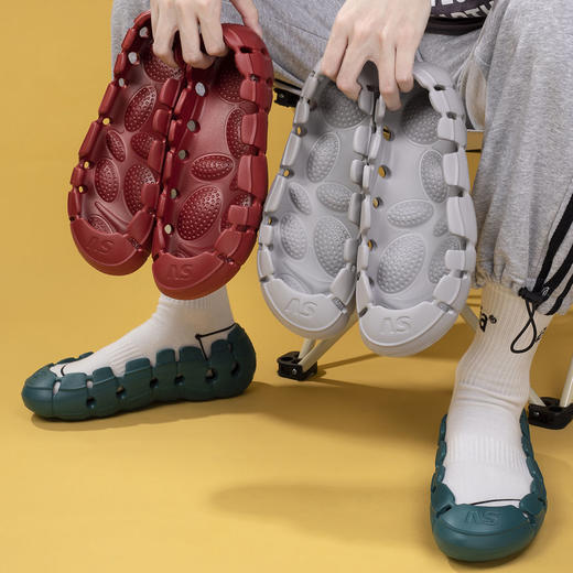 小红书炸街同款 无感敞篷拖鞋 男士无鞋面透气凉拖鞋 商品图0