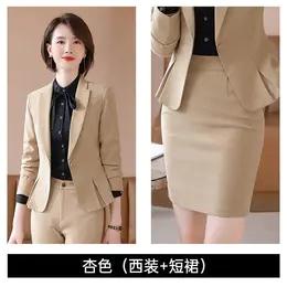 TZW-西装职业女装套装气质秋冬工装工作服 商品图6