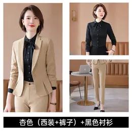 TZW-西装职业女装套装气质秋冬工装工作服 商品图14