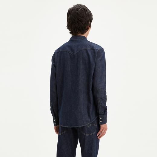 Levi's李维斯男士时尚翻领牛仔长袖衬衫潮857440000 商品图1