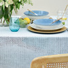 浅蓝碧波与微风棉质帆布桌布 商品缩略图2