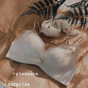 收副乳内衣女防下垂小胸衣聚拢上托蝴蝶结无钢圈调整型文胸罩套装