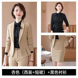 TZW-西装职业女装套装气质秋冬工装工作服 商品图13