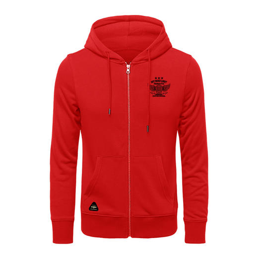 NMT-1676秋冬2021新款开衫拉链毛圈简单小图案户外休闲卫衣衫 商品图3