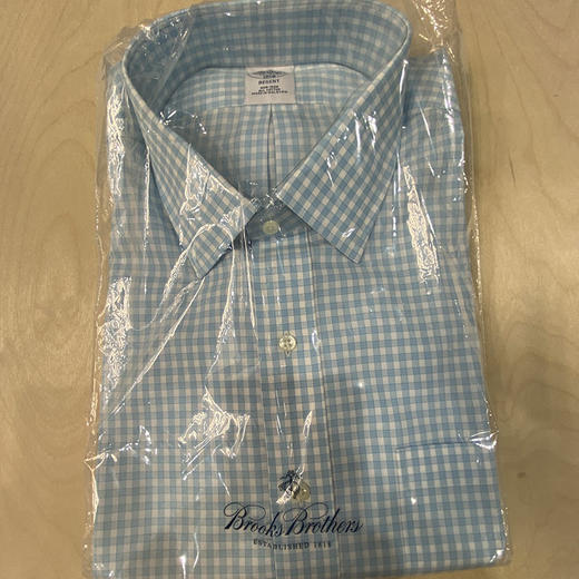  Brooks brothers/布克兄弟 男士免烫方领纯棉长袖衬衫 商品图1