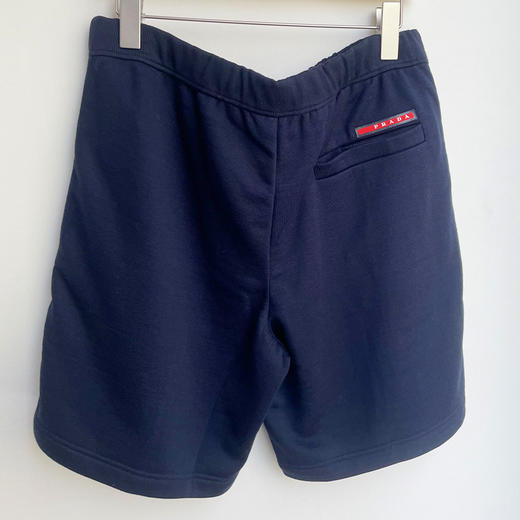 PRADA 普拉达 男士休闲运动短裤 藏蓝色 SJP237 1NR8 F084D 商品图1