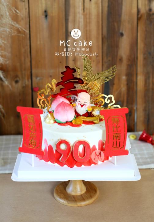 寿星寿桃对联 商品图0