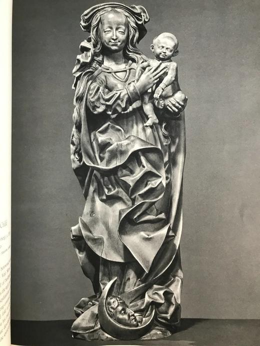 哥特式雕塑图集 32幅插图 漆布精装8开 商品图6