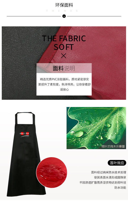 宠物防水围裙【买1送1，送同款】BRAVURAGROOM专业宠物美容服 商品图2