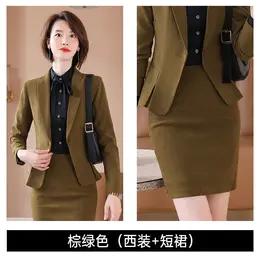 TZW-西装职业女装套装气质秋冬工装工作服 商品图2