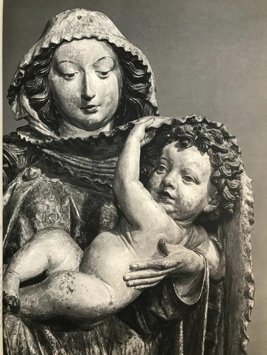 哥特式雕塑图集 32幅插图 漆布精装8开 商品图11