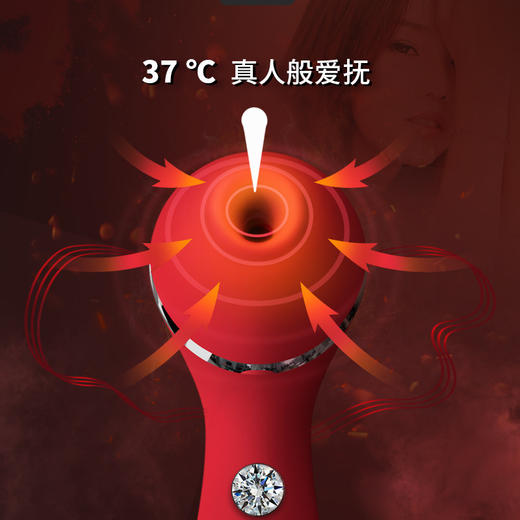 KISTOY伊丽莎白女用吸阴按摩震动棒 商品图1