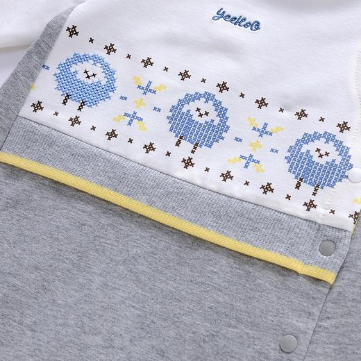 英氏-童衣类（秋）E1英针长蛤, 浅花灰, 80CM 商品图2