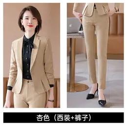 TZW-西装职业女装套装气质秋冬工装工作服 商品图12