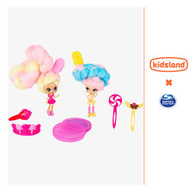 斯平马斯特Spin Master  棒棒糖魔法妹闺蜜装长发洋娃娃玩具套装迷你女孩糖果玩偶